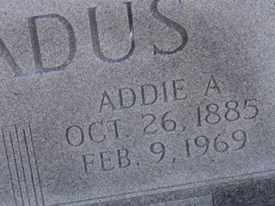 Addie A. Broadus on Sysoon
