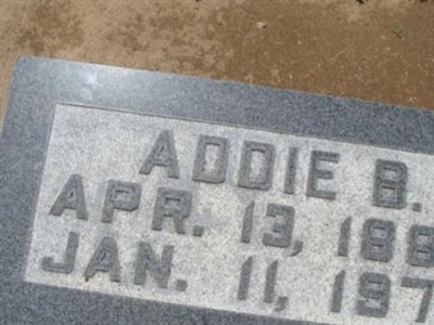 Addie B Welman on Sysoon
