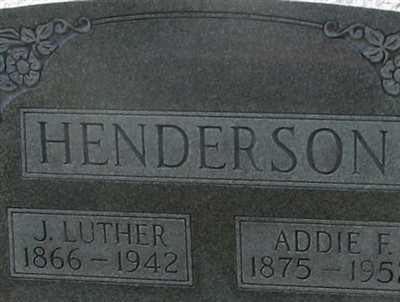 Addie F Henderson on Sysoon