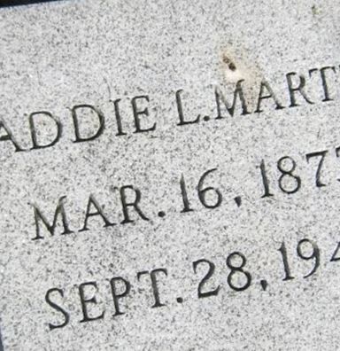 Addie L Martz on Sysoon