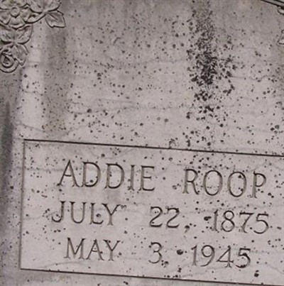 Addie Lawson Roop on Sysoon
