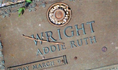 Addie Ruth Wright on Sysoon