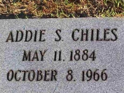 Addie S. Chiles on Sysoon