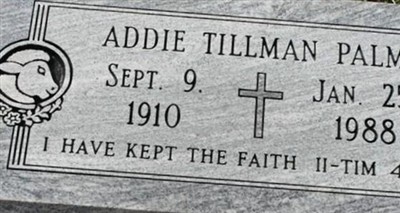 Addie Tillman Palms on Sysoon