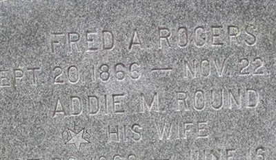 Addie W Round Rogers on Sysoon