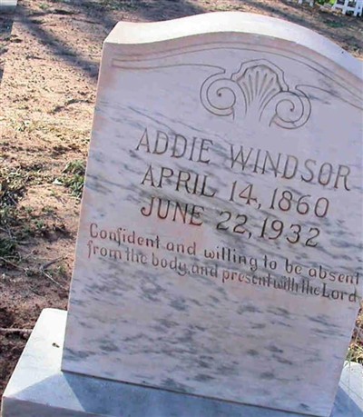 Addie Windsor on Sysoon