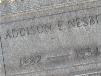 Addison E Nesbit on Sysoon