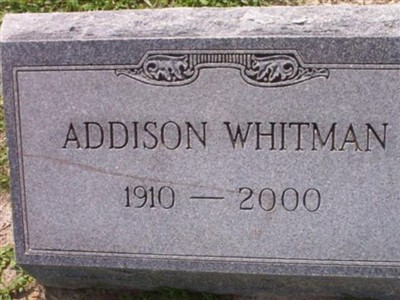 Addison Whitman on Sysoon