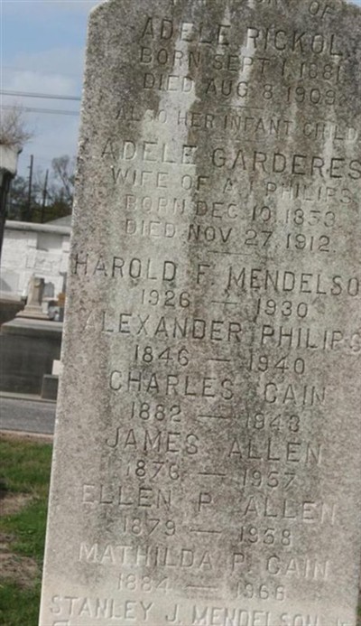 Adele Garderes Philips on Sysoon
