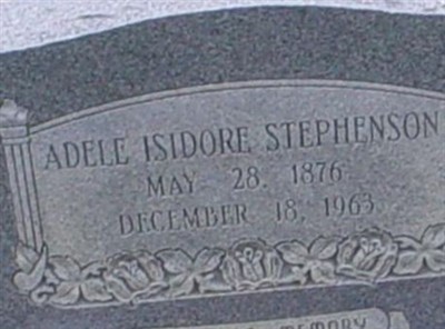 Adele Isidore Stephenson on Sysoon