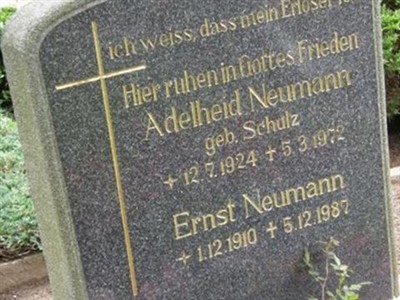 Adelheid Schulz Neumann on Sysoon