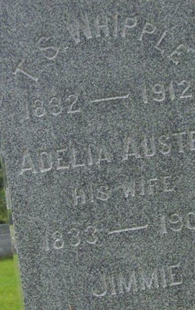 Adelia Austen Whipple on Sysoon