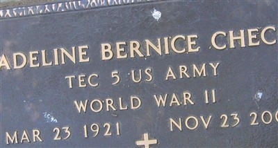Adeline Bernice Check on Sysoon
