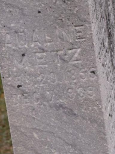 Adeline M. Metz on Sysoon