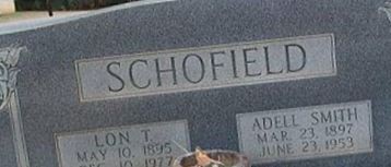 Adell Smith Schofield on Sysoon