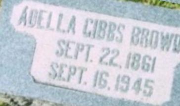 Adella Gibbs Browder, Find a grave on Sysoon Adella Gibbs Browder on Sysoon