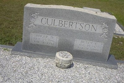 Adger D Culbertson on Sysoon