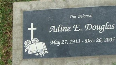 Adine E. Douglas, Find a grave on Sysoon Adine E. Douglas on Sysoon