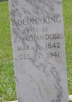 Adline King Dobbs on Sysoon