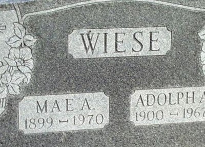 Adolph A. Wiese on Sysoon