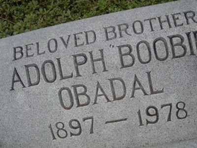 Adolph Boobie Obadal on Sysoon