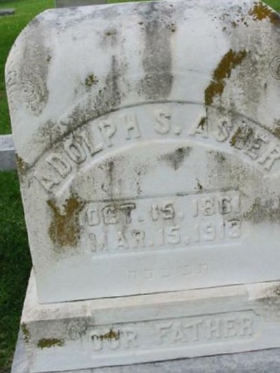 Adolph S. Asher on Sysoon