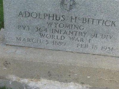 Adolphus H. Bittick on Sysoon