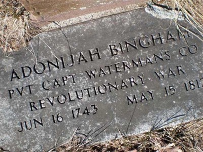 Adonijah Bingham on Sysoon