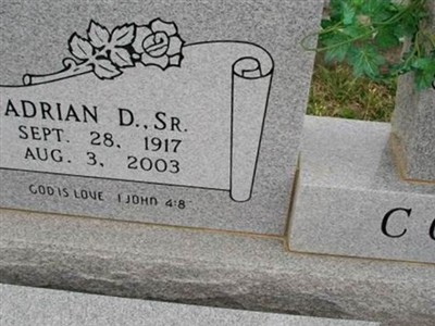 Adrian D Cox, Sr on Sysoon