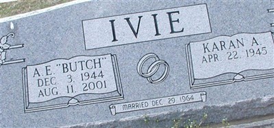A.E. "Butch" Ivie on Sysoon