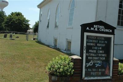Bethel African Methodist Episcopal Church Cemetery on Sysoon