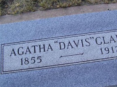 Agatha Davis Clark on Sysoon