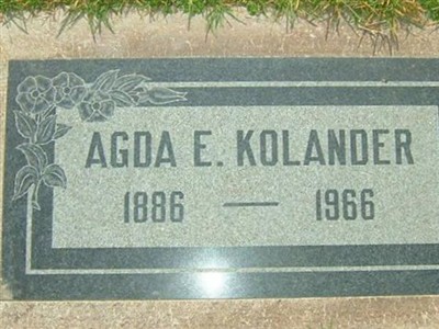 Agda E Kolander on Sysoon