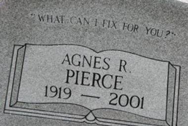Agnes R Pierce on Sysoon