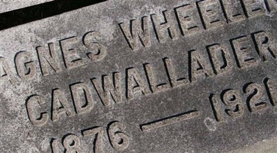 Agnes Wheeler Cadwallader on Sysoon