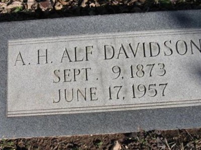 A. H. "Alf" Davidson on Sysoon