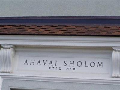 Ahavai Sholom Cemetery on Sysoon