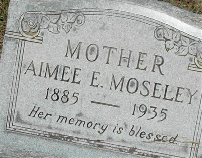 Aimee E. Moseley on Sysoon
