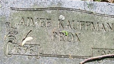Aimee Kauffman Prox on Sysoon