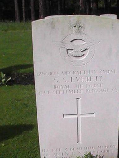 Aircraftman 2nd Class George Sidney Everett on Sysoon