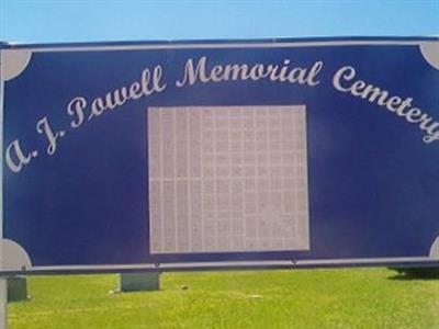 A. J. Powell Memorial Cemetery on Sysoon