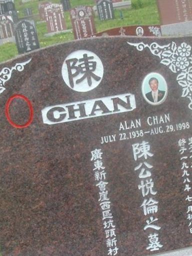 Alan Chan on Sysoon