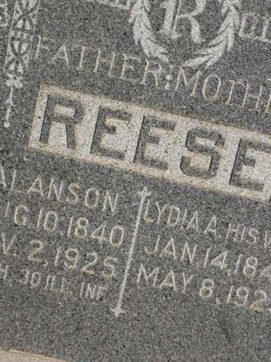 Alanson Reese on Sysoon