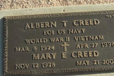 Albern T Creed on Sysoon