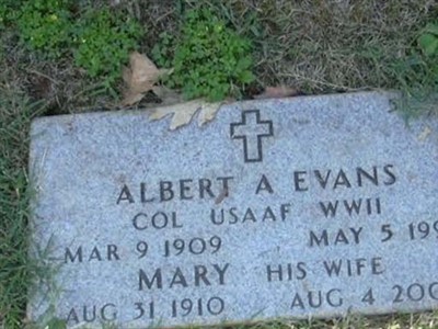 Albert A Evans on Sysoon