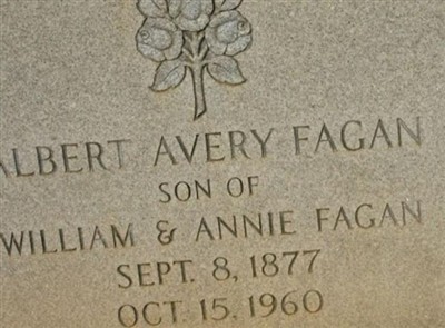 Albert Avery Fagan on Sysoon