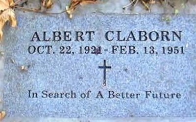 Albert Claborn on Sysoon