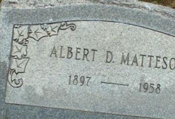 Albert D. Matteson on Sysoon