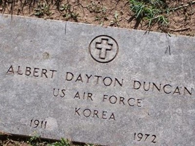 Albert Dayton Duncan on Sysoon