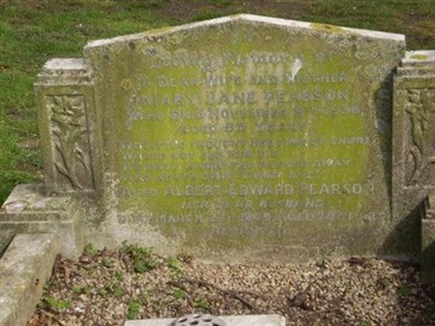Albert Edward Pearson on Sysoon